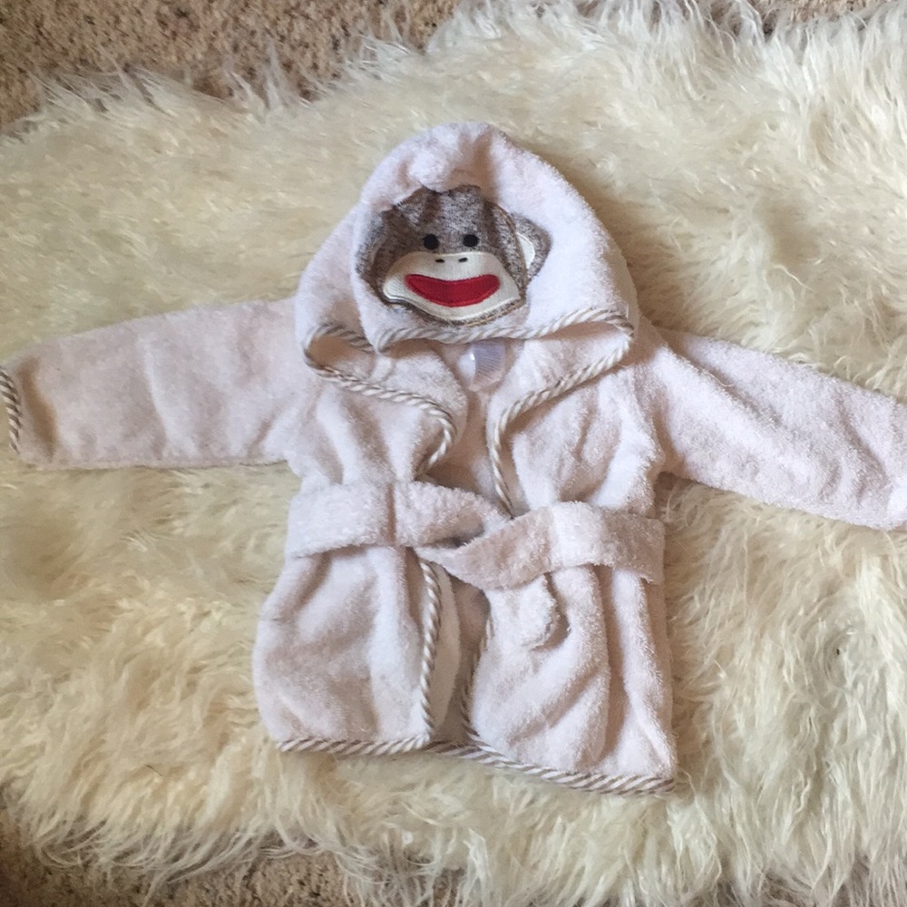 Sock Monkey Bath Robe ⭐️ - Picture 2 of 5
